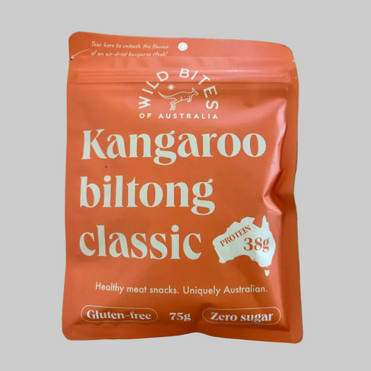 1 CLASSIC Wild Bites kangaroo biltong 75g