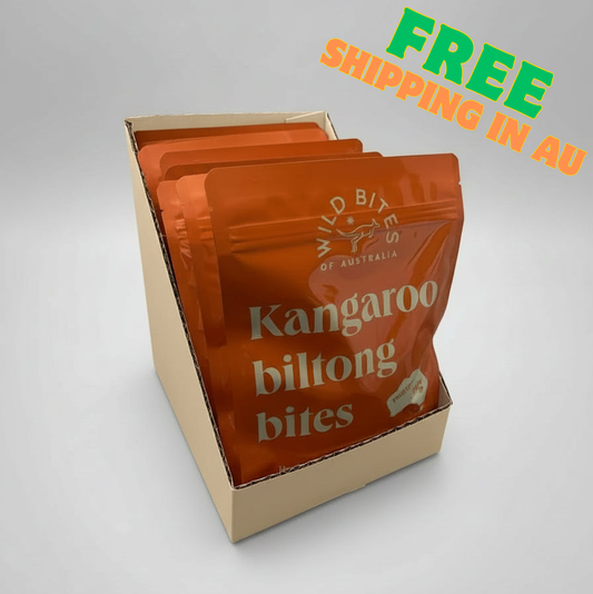 10 CLASSIC Wild Bites kangaroo biltong 75g