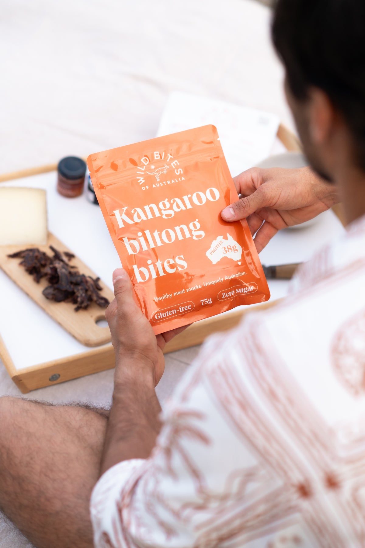 5 CLASSIC Wild Bites kangaroo biltong 75g